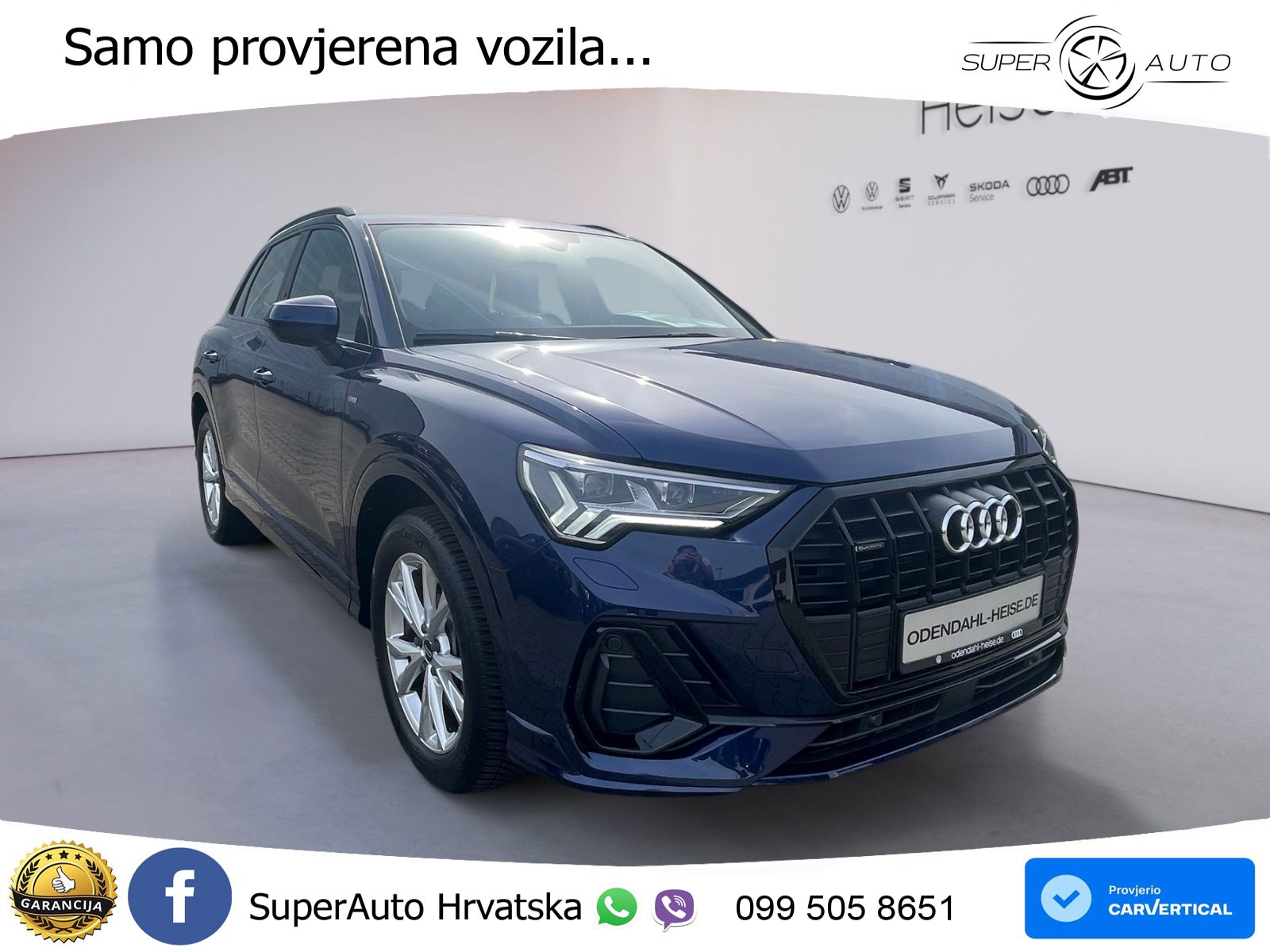 Audi Q3 40 TFSI (190 KS) quattro S tronic S line MATRIX+GR SJED+KAM