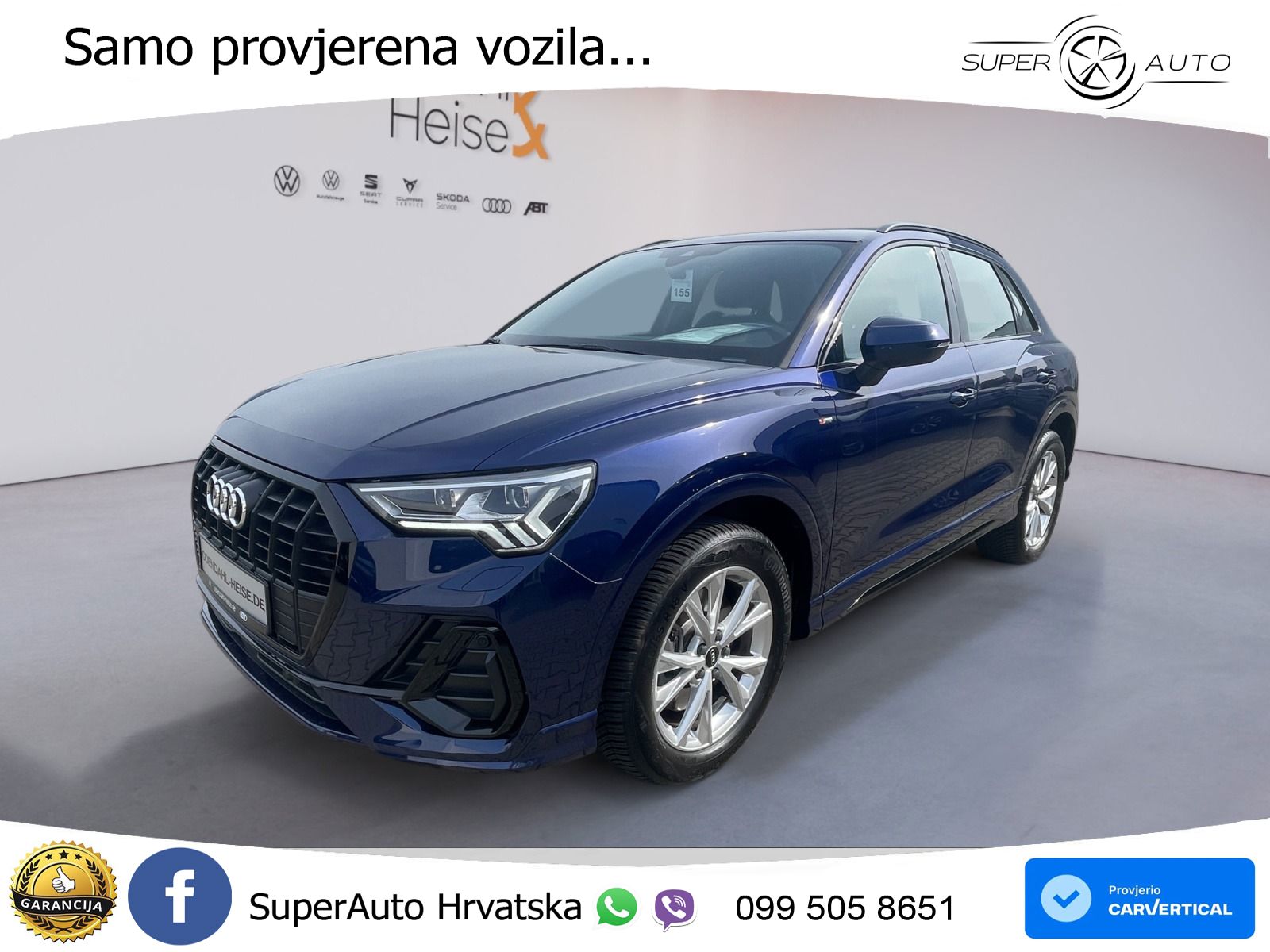 Audi Q3 40 TFSI (190 KS) quattro S tronic S line MATRIX+GR SJED+KAM