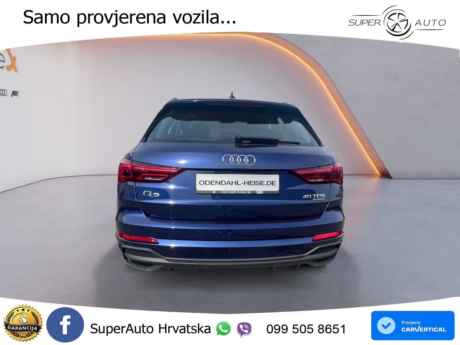 Audi Q3 40 TFSI (190 KS) quattro S tronic S line MATRIX+GR SJED+KAM