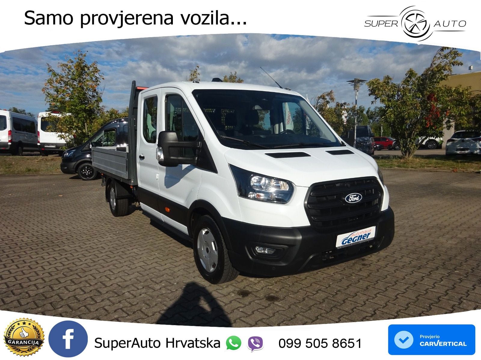 Ford Transit Doka Pritsche 350 L3 VA Trend 130PS AHK 131 KS