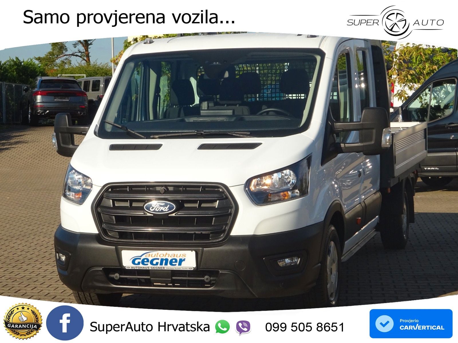 Ford Transit Doka Pritsche 350 L3 VA Trend 130PS AHK 131 KS