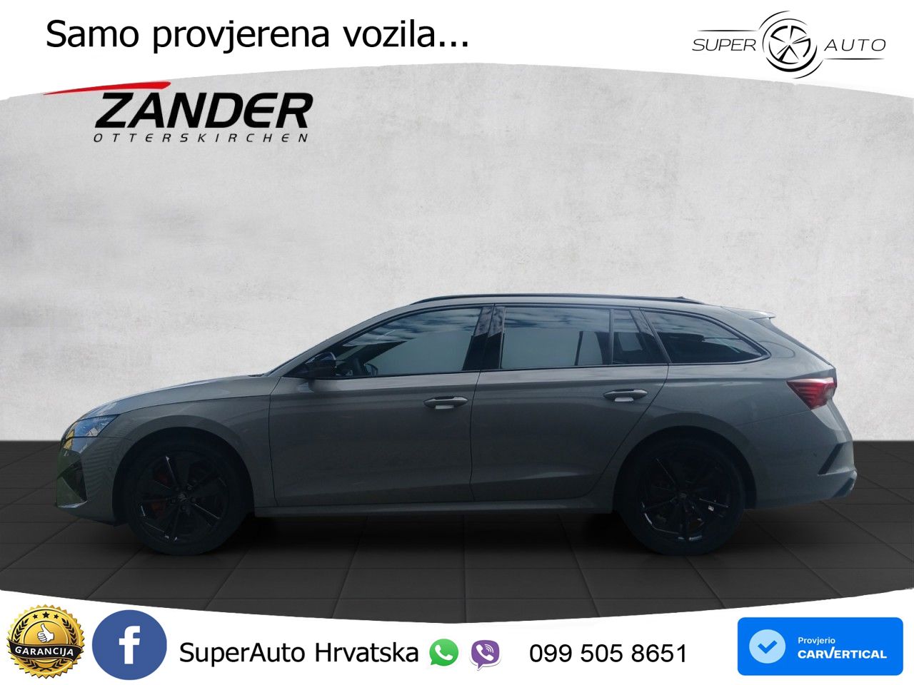 Škoda Octavia Combi RS 2.0 TSI (265 KS) DSG MATRIX+GR SJED+KAM