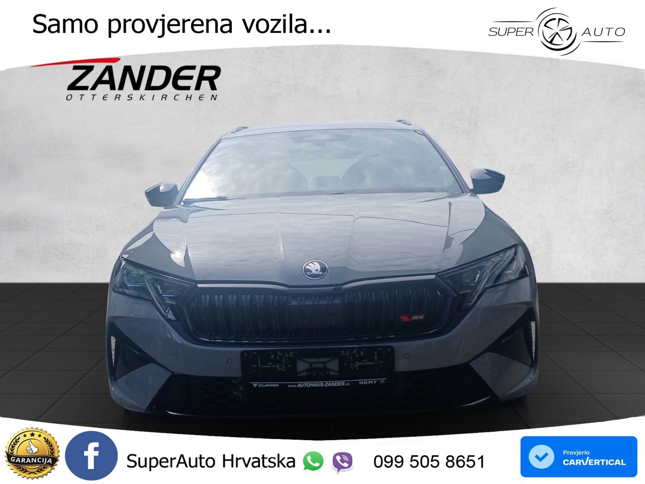 Škoda Octavia Combi RS 2.0 TSI (265 KS) DSG MATRIX+GR SJED+KAM
