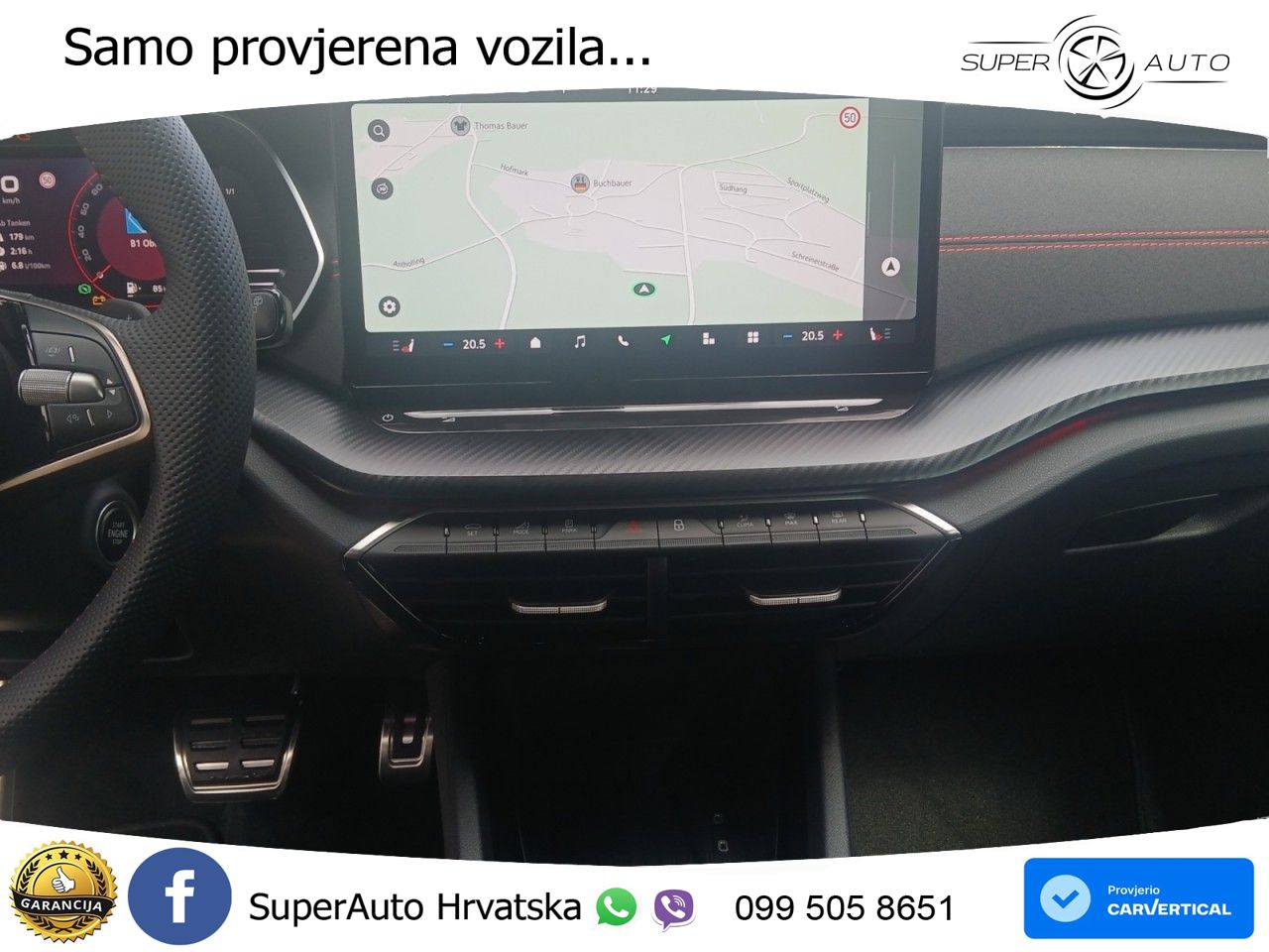 Škoda Octavia Combi RS 2.0 TSI (265 KS) DSG MATRIX+GR SJED+KAM