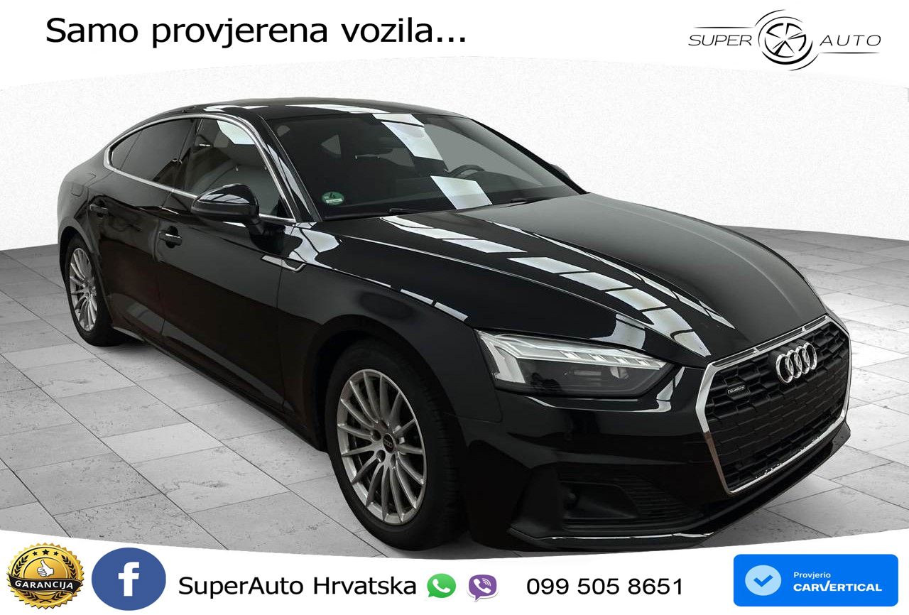 Audi A5 Sportback  40 TFSI (204 KS) quattro S tronic LED+GR SJED+ACC