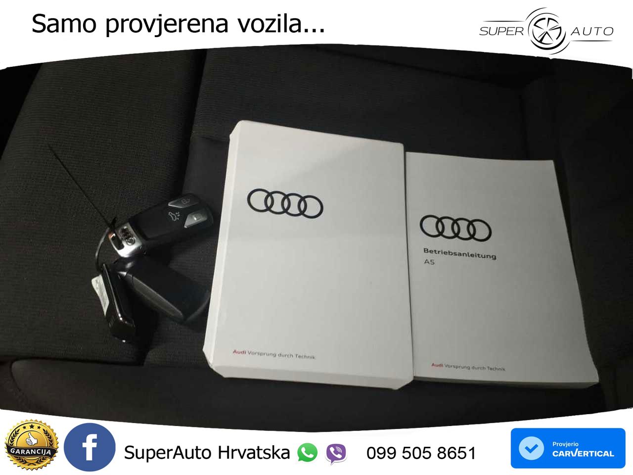 Audi A5 Sportback  40 TFSI (204 KS) quattro S tronic LED+GR SJED+ACC