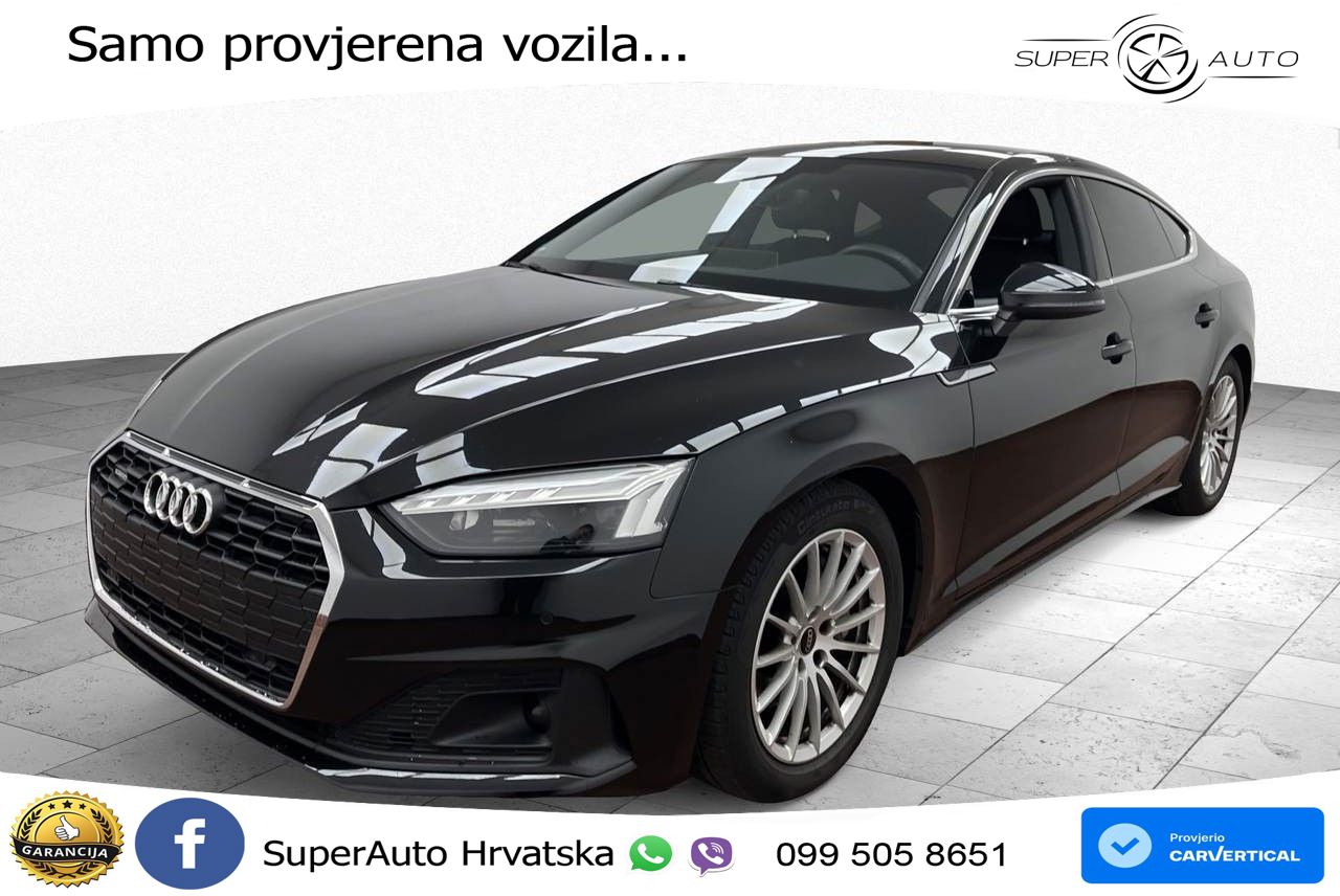 Audi A5 Sportback  40 TFSI (204 KS) quattro S tronic LED+GR SJED+ACC