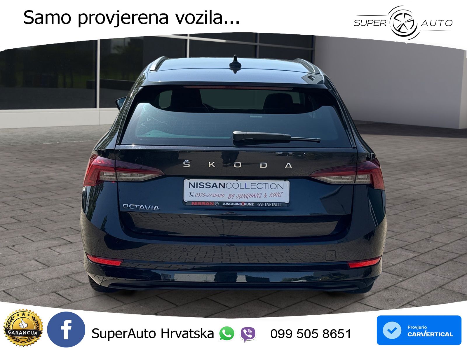 Škoda Octavia Combi 2.0 TDI (150 KS) DSG LED+GR SJED+ACC