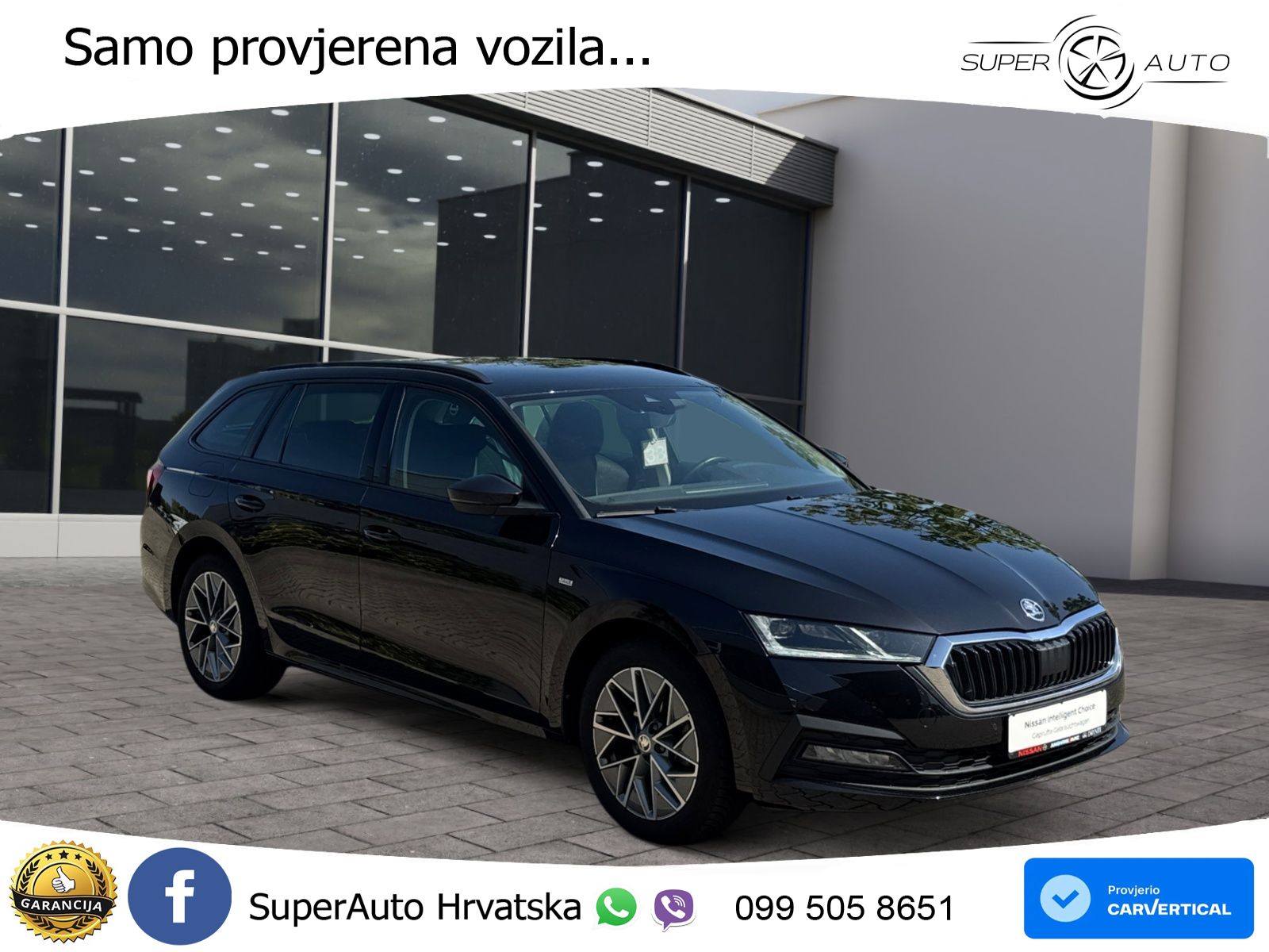 Škoda Octavia Combi 2.0 TDI (150 KS) DSG LED+GR SJED+ACC