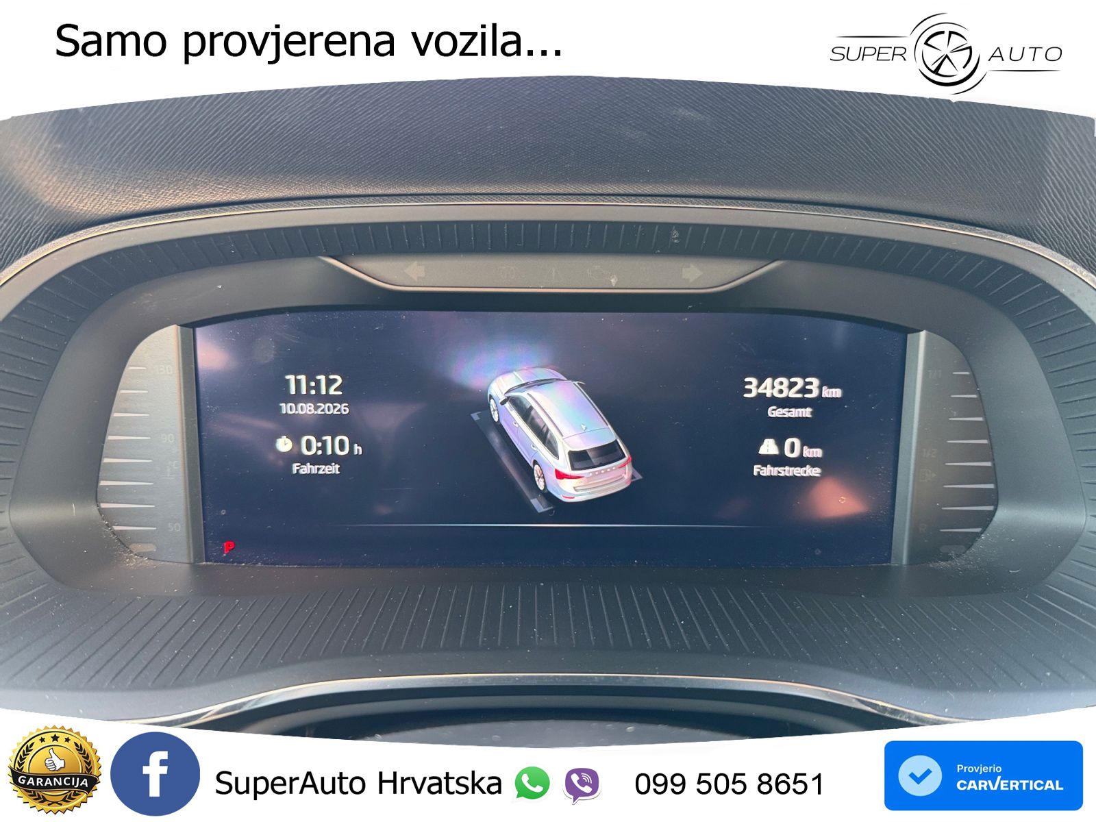 Škoda Octavia Combi 2.0 TDI (150 KS) DSG LED+GR SJED+ACC