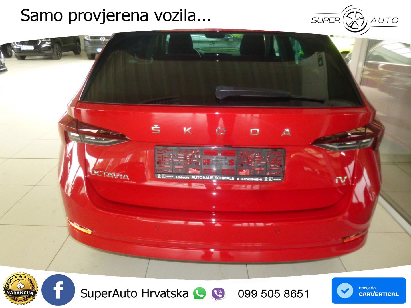 Škoda Octavia Combi iV 1.4 TSI (204 KS) DSG LED+GR SJED+ACC