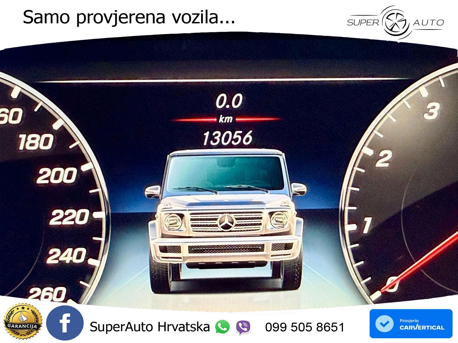 Mercedes G 500 Long V8 (422 KS) 4MATIC 9G-TRONIC LED+GR SJED+ACC