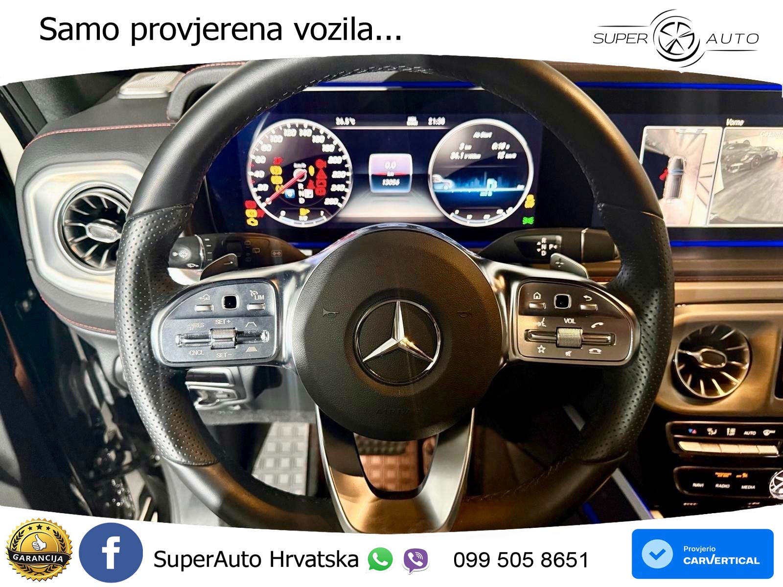 Mercedes G 500 Long V8 (422 KS) 4MATIC 9G-TRONIC LED+GR SJED+ACC