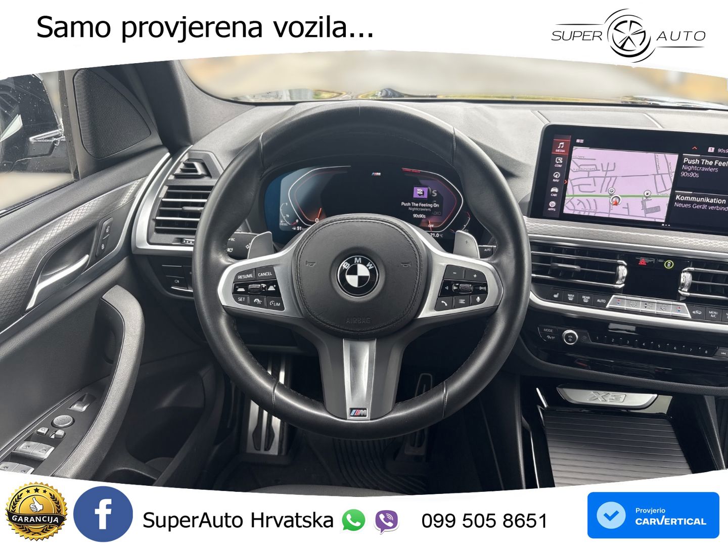 BMW X3 20d xDrive Steptronic M Sport LED+GR SJED+ACC
