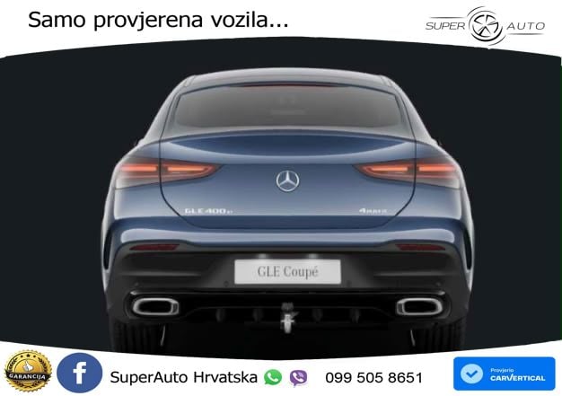 Mercedes GLE Coupe 400e (381 KS) 4MATIC 9G-TRONIC AMG ACC+HEAD+GR SJED+360+PANO