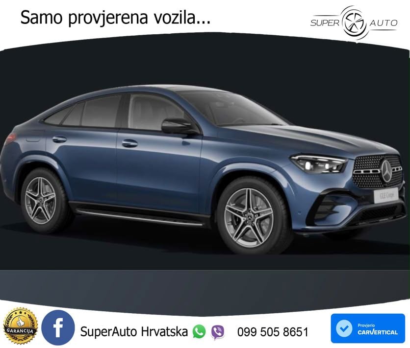 Mercedes GLE Coupe 400e (381 KS) 4MATIC 9G-TRONIC AMG ACC+HEAD+GR SJED+360+PANO