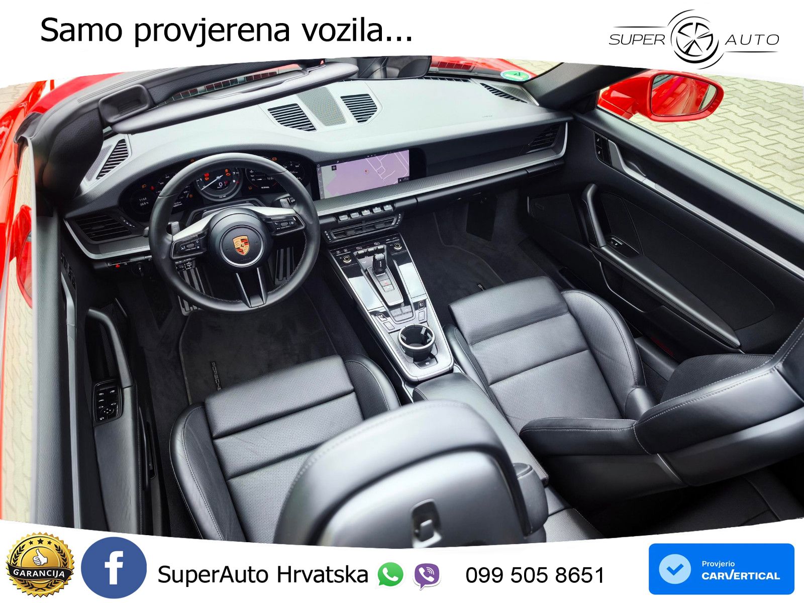 Porsche 911 Carrera Cabriolet 3.0 (385 KS) PDK ZRAČNI+ACC+GR SJED+KAM