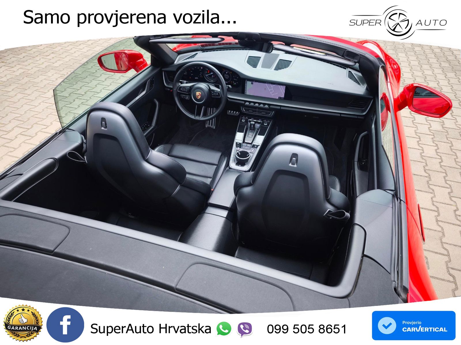 Porsche 911 Carrera Cabriolet 3.0 (385 KS) PDK ZRAČNI+ACC+GR SJED+KAM
