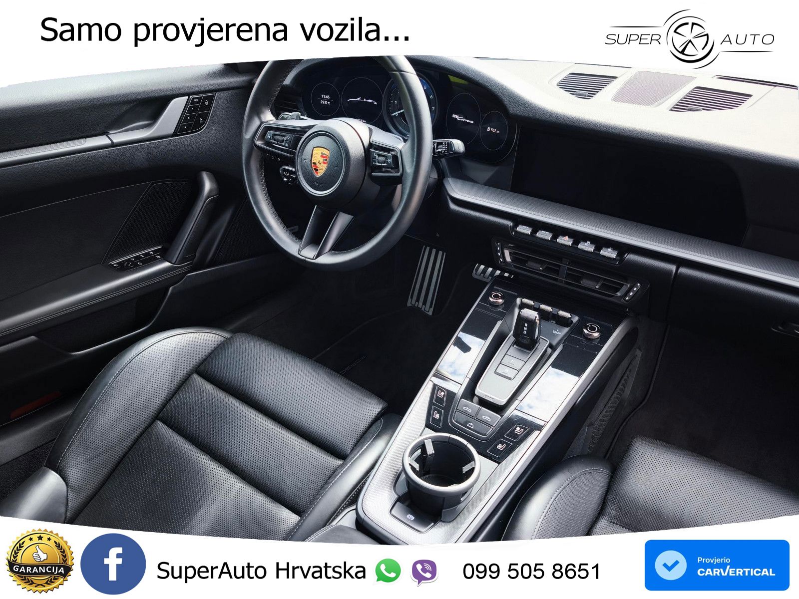 Porsche 911 Carrera Cabriolet 3.0 (385 KS) PDK ZRAČNI+ACC+GR SJED+KAM