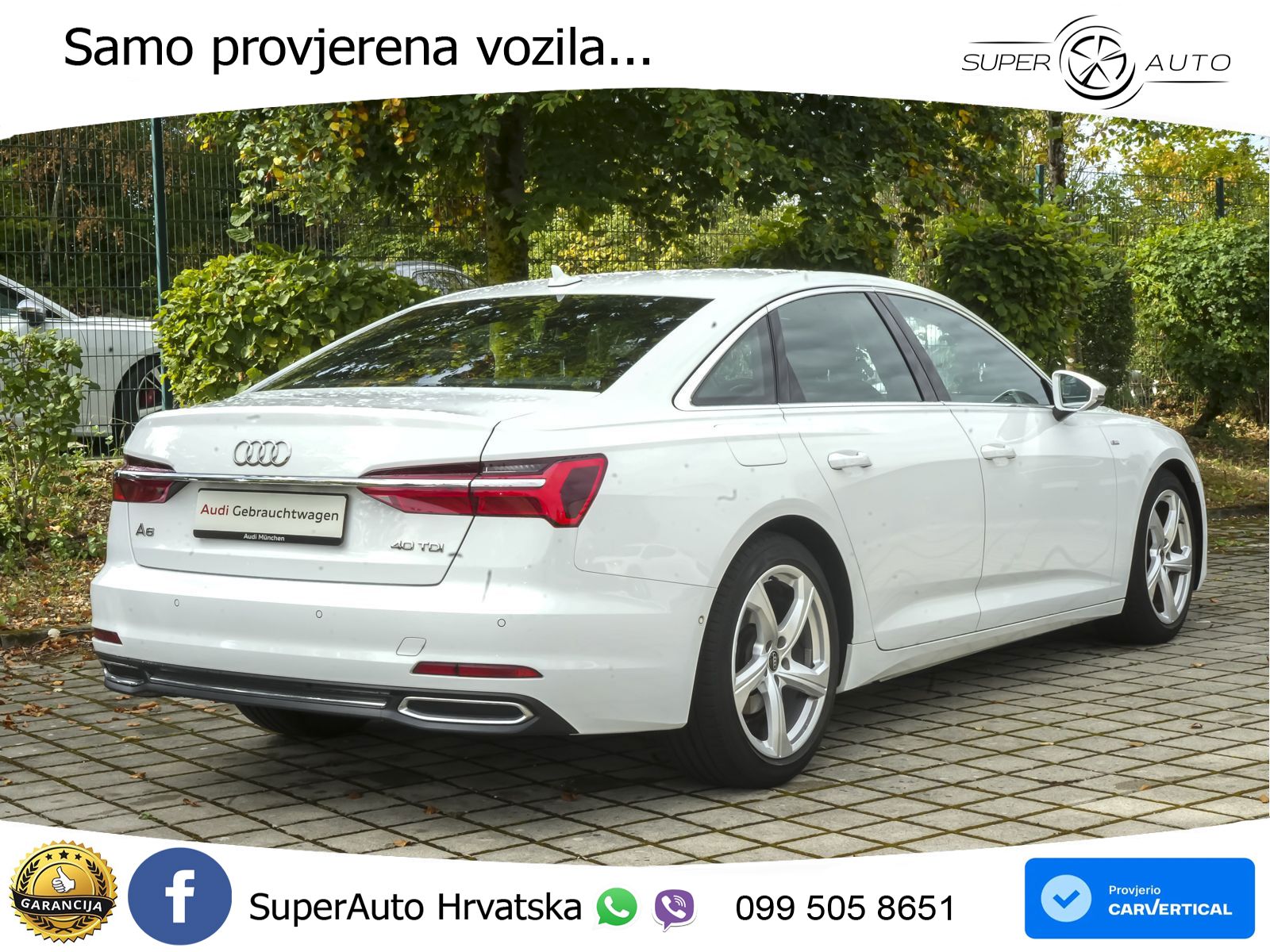 Audi A6 40 TDI (204 KS) S tronic S line LED+GR SJED+ACC