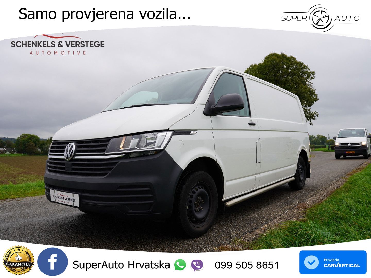 Volkswagen Transporter 2.0 TDI L2H1 28 Comfortline / 3 pers 150 KS