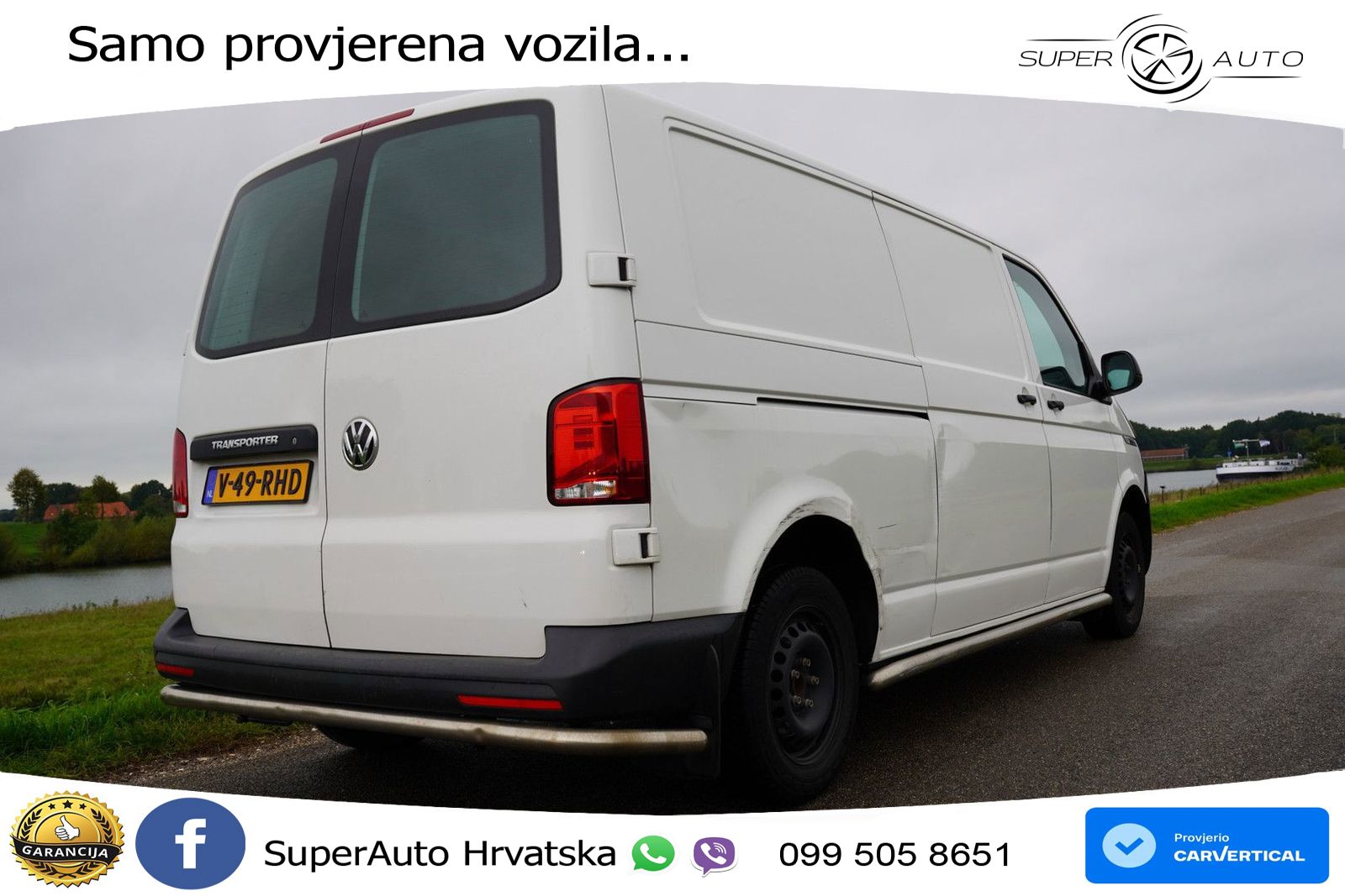 Volkswagen Transporter 2.0 TDI L2H1 28 Comfortline / 3 pers 150 KS