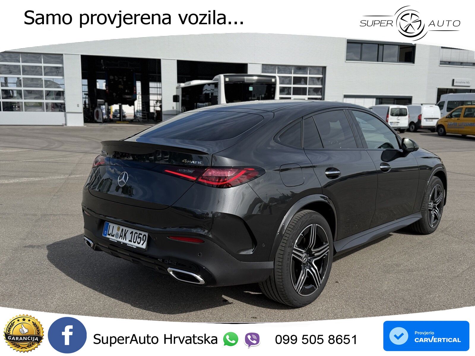 Mercedes GLC Coupe 220d (197 KS) 4MATIC 9G-TRONIC AMG LED+GR SJED+ACC