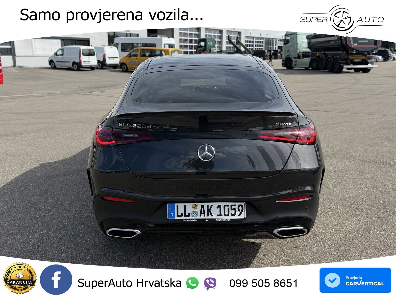Mercedes GLC Coupe 220d (197 KS) 4MATIC 9G-TRONIC AMG LED+GR SJED+ACC