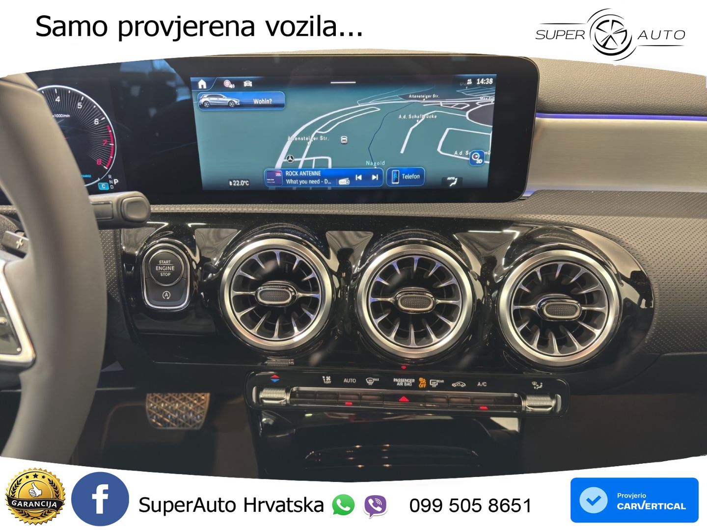 Mercedes-Benz A 200 7G-DCT LED+GR SJED+ACC