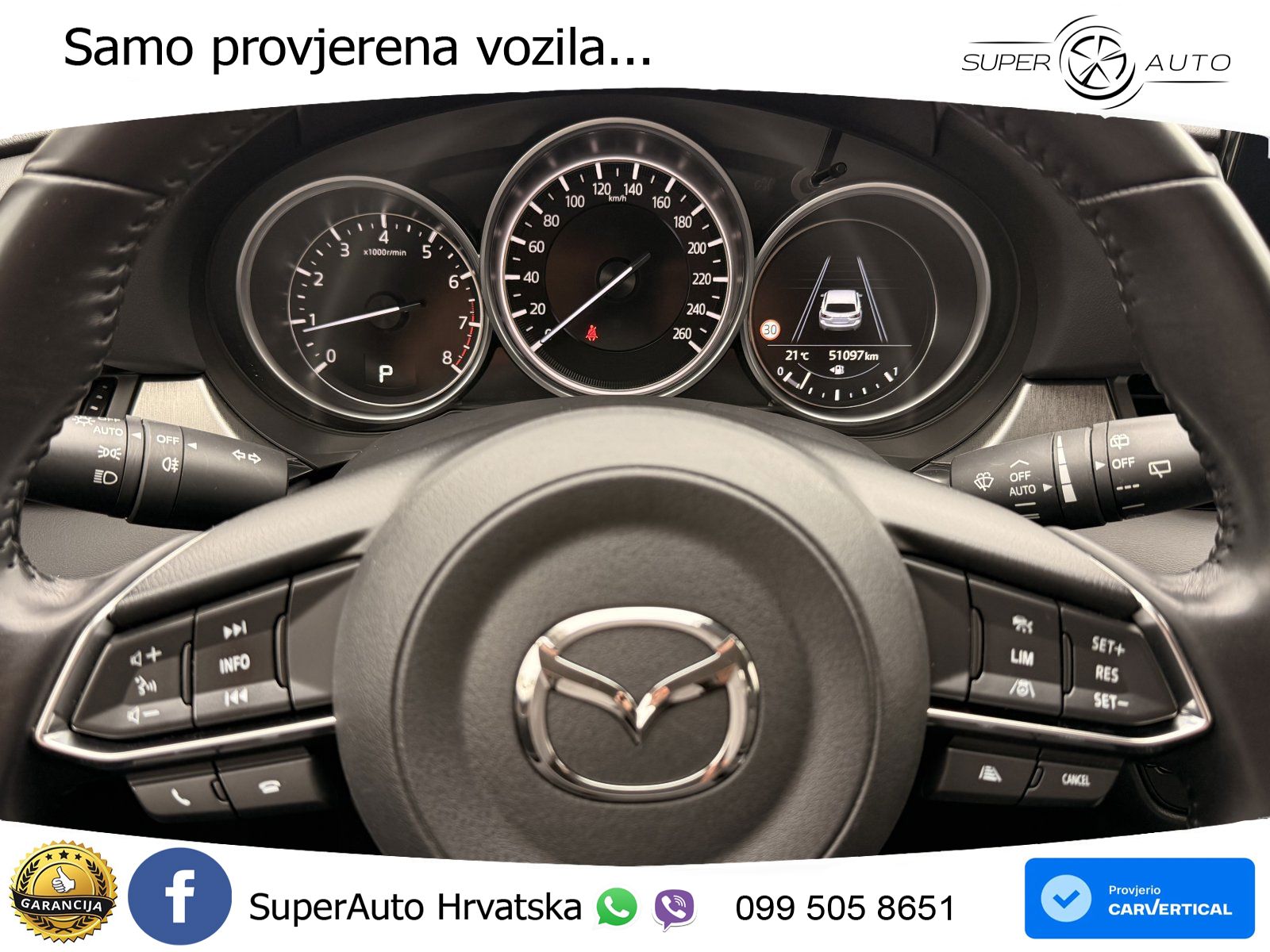 Mazda 6 Sport Combi 2.0 SKYACTIV-G (165 KS) SKYACTIV-Drive LED+GR SJED+ACC