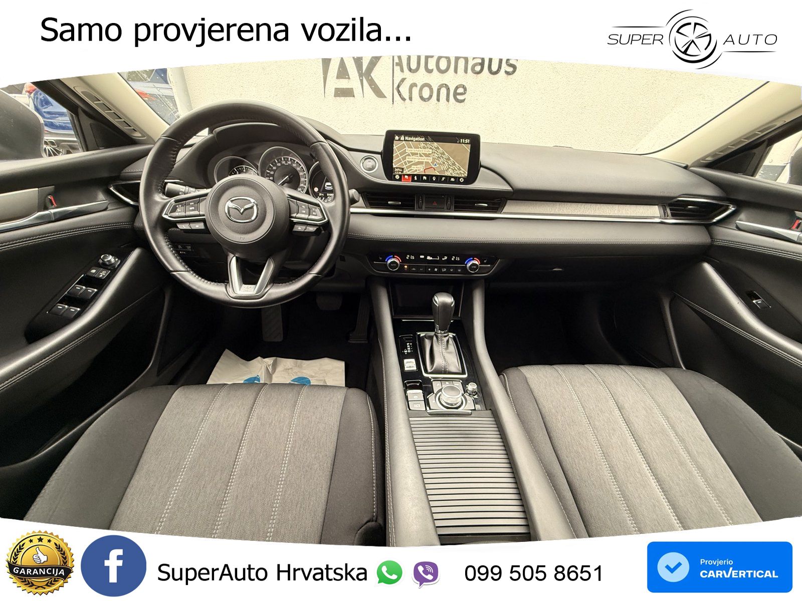 Mazda 6 Sport Combi 2.0 SKYACTIV-G (165 KS) SKYACTIV-Drive LED+GR SJED+ACC