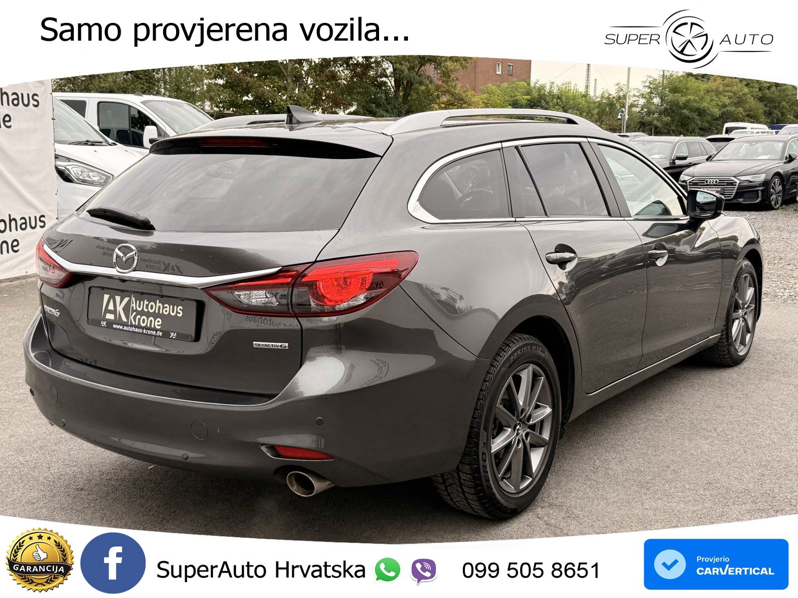 Mazda 6 Sport Combi 2.0 SKYACTIV-G (165 KS) SKYACTIV-Drive LED+GR SJED+ACC