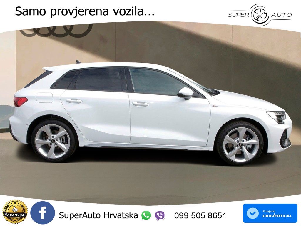 Audi A3 Sportback 40 TFSI (204 KS) quattro S tronic S line