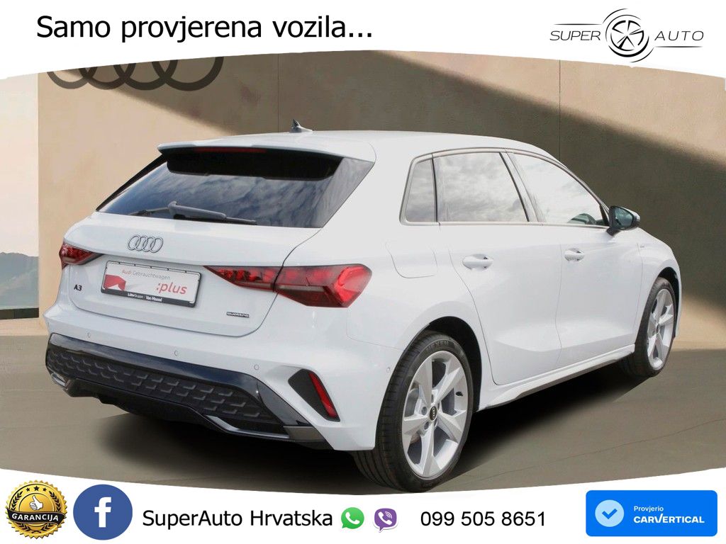 Audi A3 Sportback 40 TFSI (204 KS) quattro S tronic S line