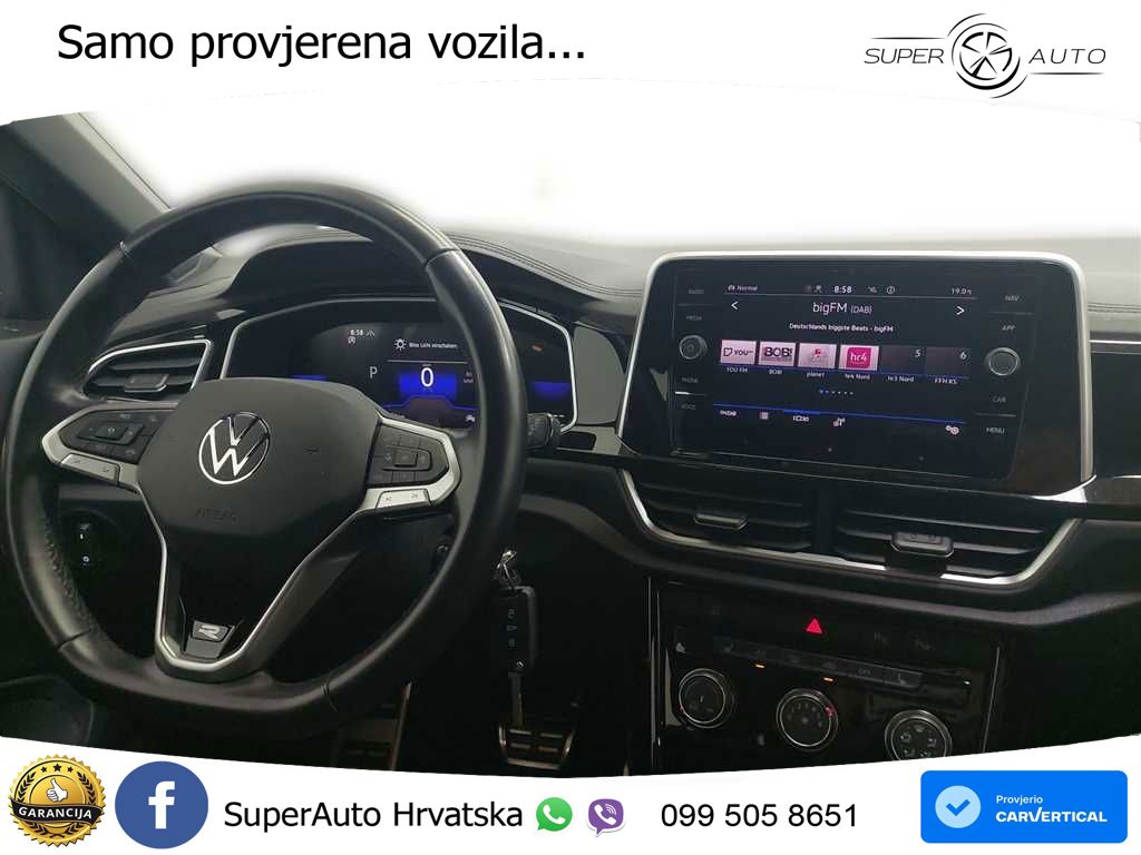 Volkswagen T-Roc 2.0 TSI (190 KS) 4M DSG R-Line LED+GR SJED+ACC