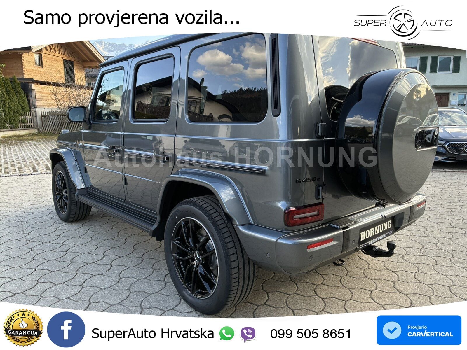 Mercedes G 450d Long (367 KS) 4MATIC 9G-TRONIC AMG LED+GR SJED+ACC