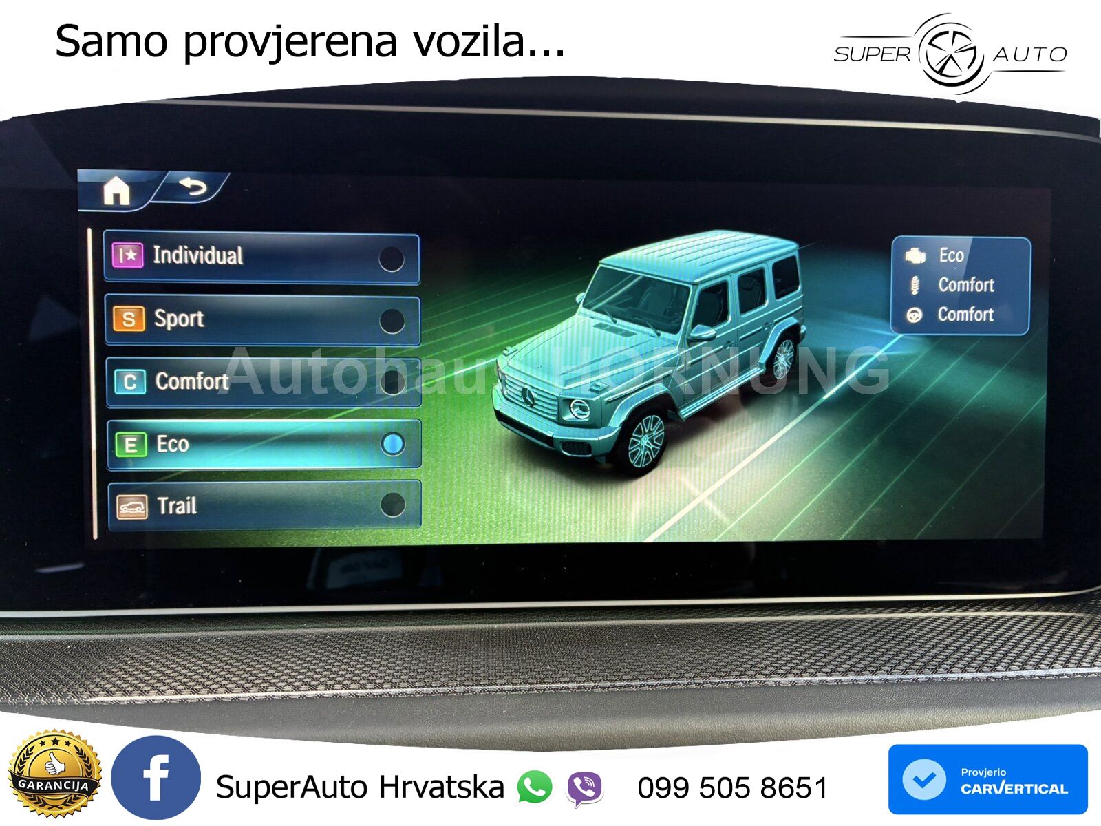 Mercedes G 450d Long (367 KS) 4MATIC 9G-TRONIC AMG LED+GR SJED+ACC