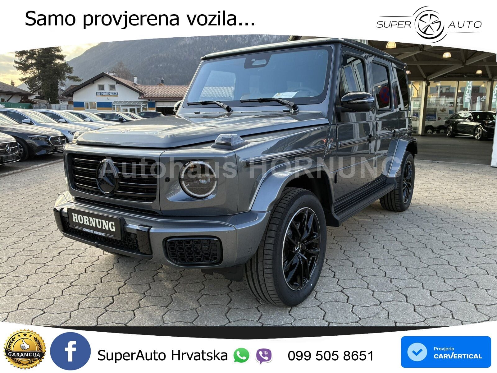 Mercedes G 450d Long (367 KS) 4MATIC 9G-TRONIC AMG LED+GR SJED+ACC