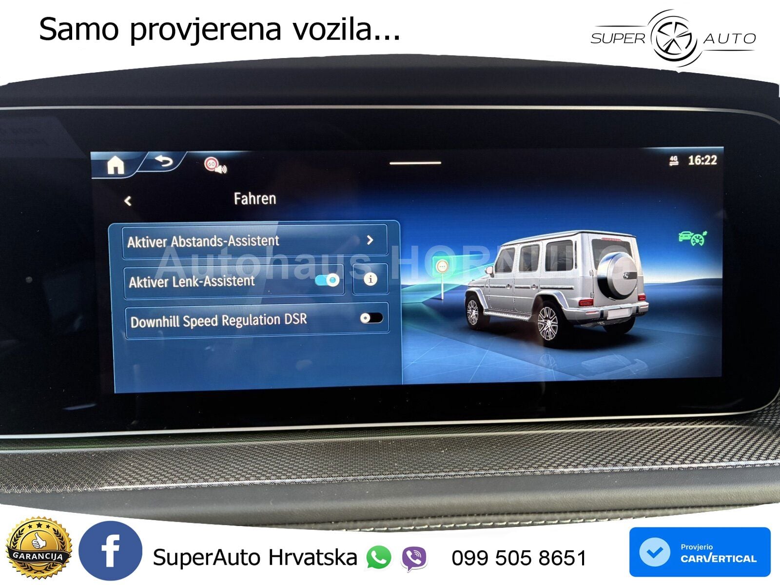 Mercedes G 450d Long (367 KS) 4MATIC 9G-TRONIC AMG LED+GR SJED+ACC