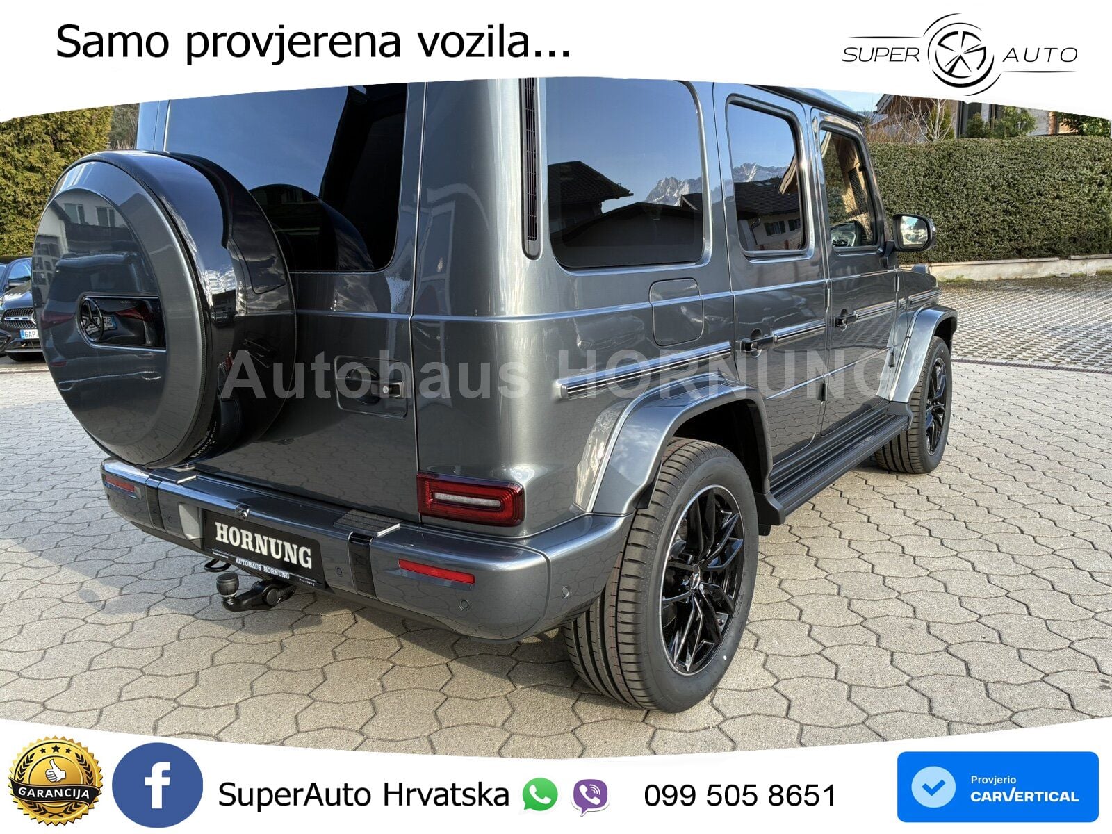 Mercedes G 450d Long (367 KS) 4MATIC 9G-TRONIC AMG LED+GR SJED+ACC