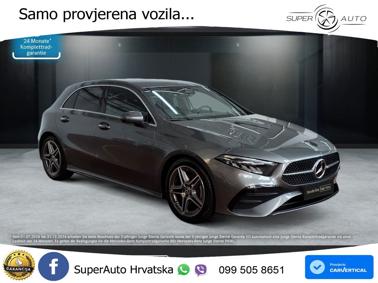 Mercedes-Benz A 200 7G-DCT AMG LED+GR SJED+ACC