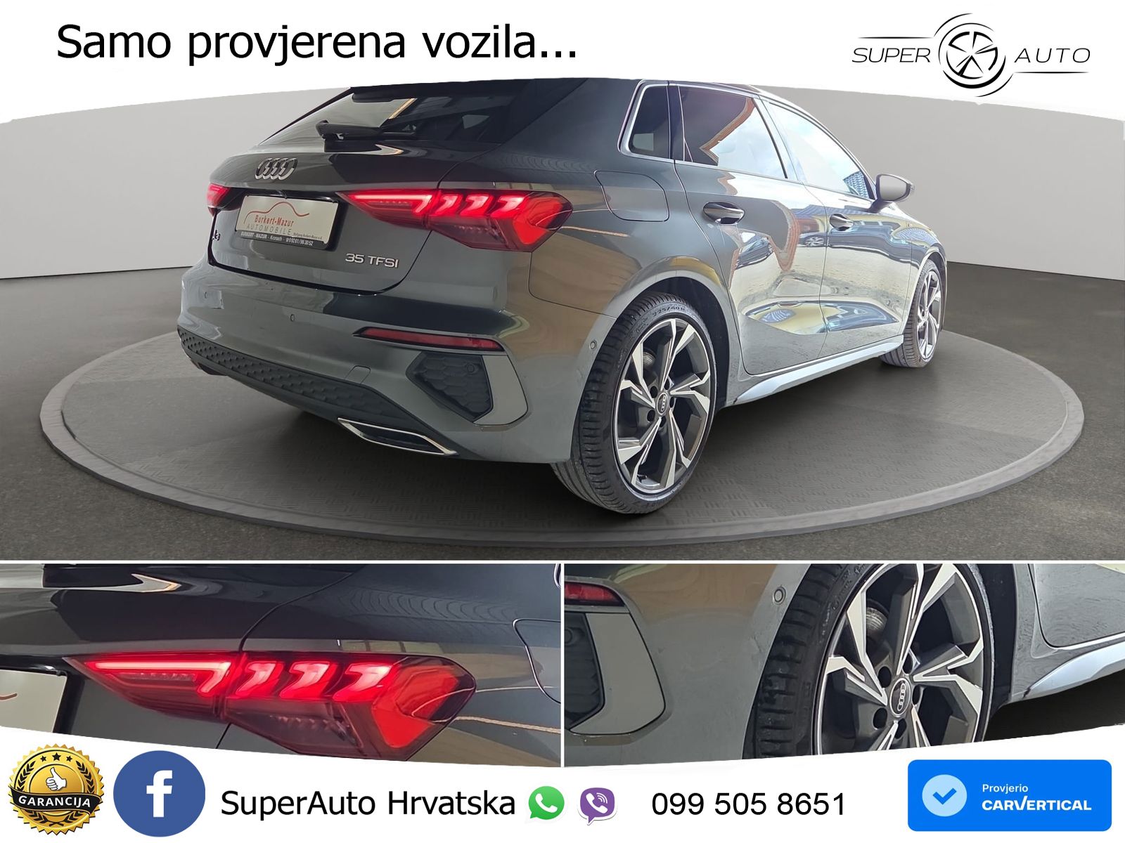 Audi A3 35 TFSI (150 KS) S line