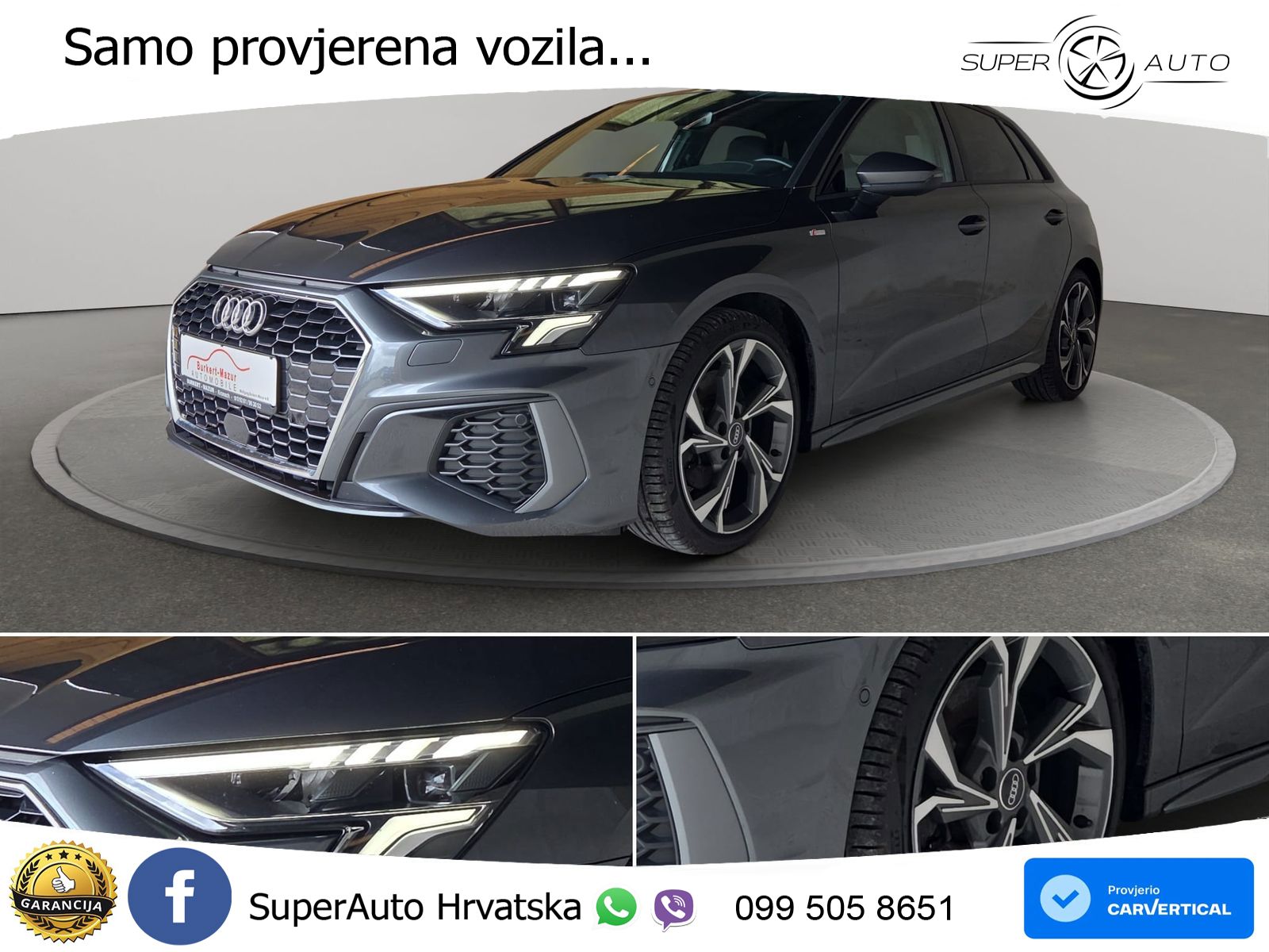 Audi A3 35 TFSI (150 KS) S line