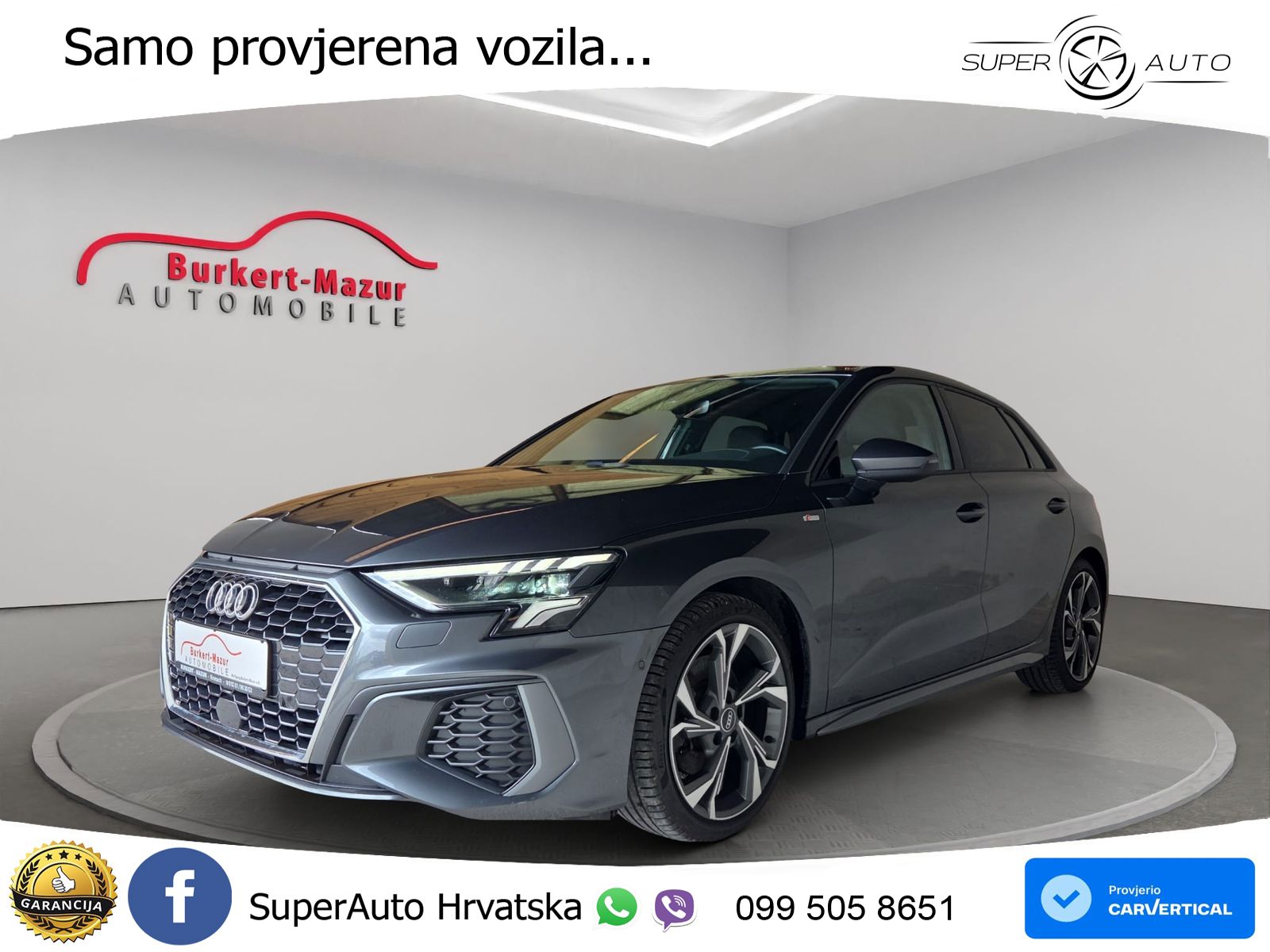 Audi A3 35 TFSI (150 KS) S line
