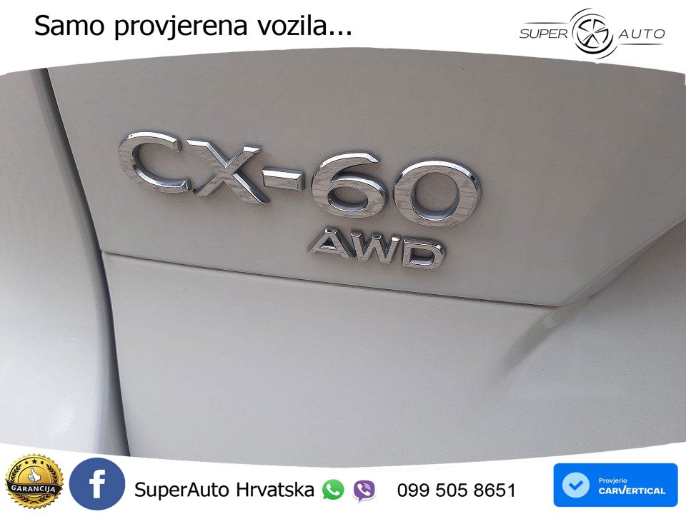 Mazda CX-60 2.5 e-Skyactiv (328 KS) AWD Automatic LED+GR SJED+ACC
