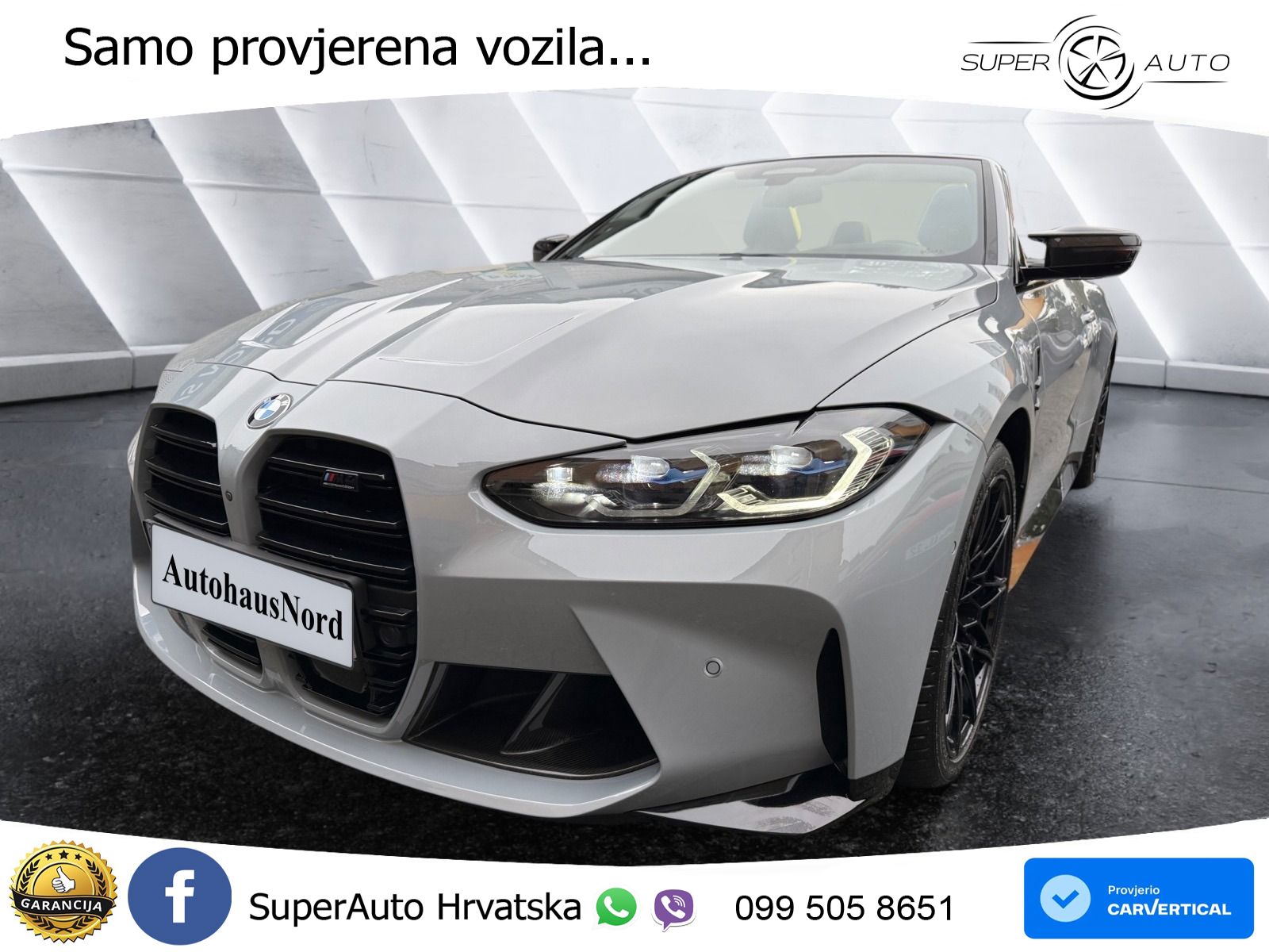 BMW M4 Convertible Competition 3.0 (510 KS) xDrive Steptronic LED+GR SJED+ACC