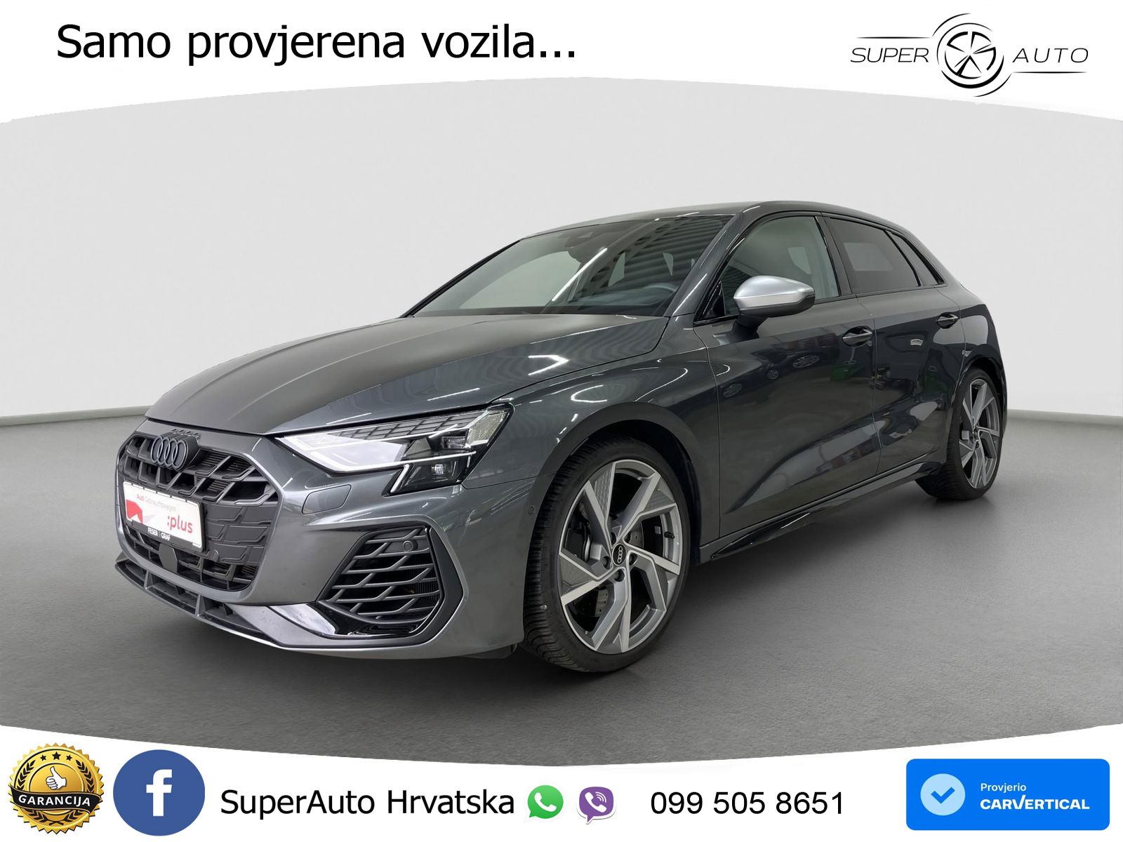 Audi S3 2.0 TFSI (333 KS) quattro S tronic LED+GR SJED+ACC