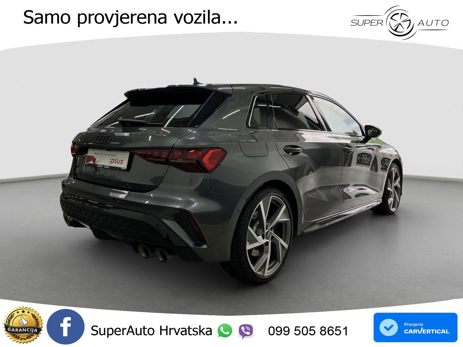 Audi S3 2.0 TFSI (333 KS) quattro S tronic LED+GR SJED+ACC
