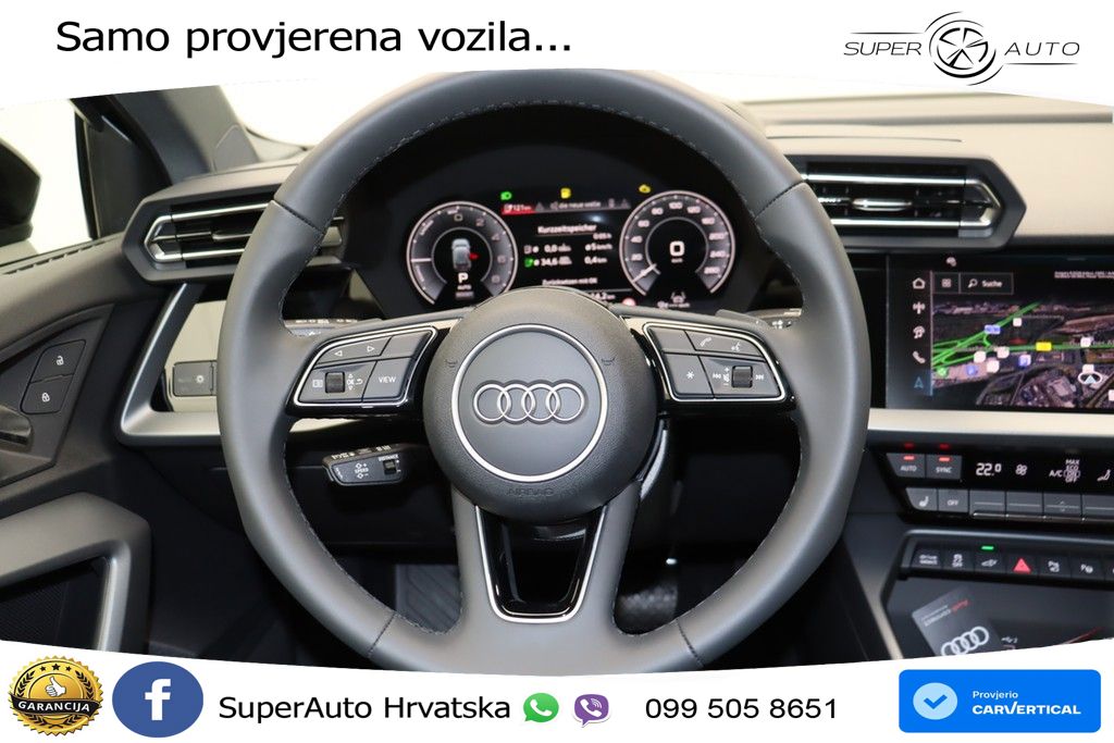 Audi A3 Sportback 40 TFSI e (204 KS) Plug-in Hybrid S tronic advanced LED+GR SJED+ACC