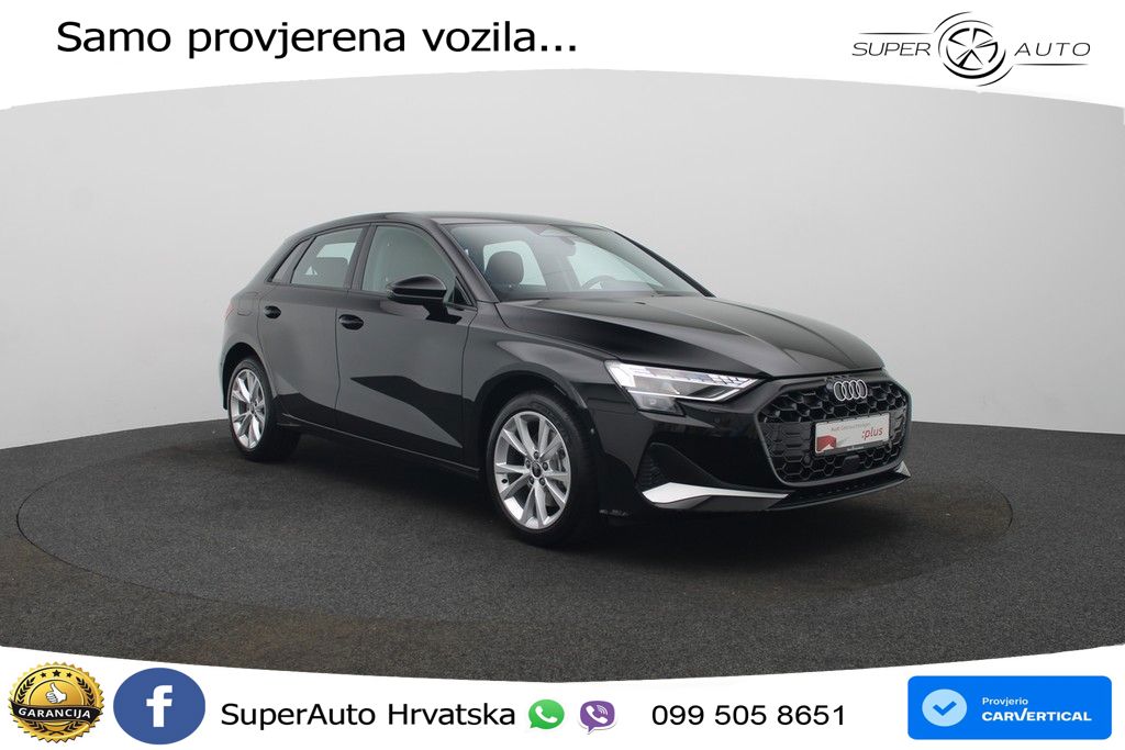 Audi A3 Sportback 40 TFSI e (204 KS) Plug-in Hybrid S tronic advanced LED+GR SJED+ACC